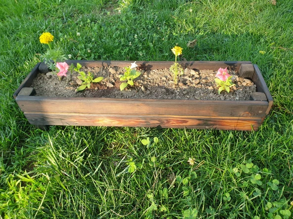 Wood&Pot Dış Mekan Elongate Saksı - 84X24x20 - 6