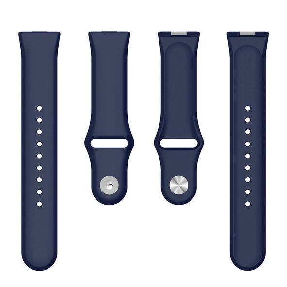 Huawei Watch Fit 4 Fit 4 Pro İle Uyumlu PureLux Tam Uyumlu Yumuşak Soft Silikon Kordon  Lacivert - Resim 4