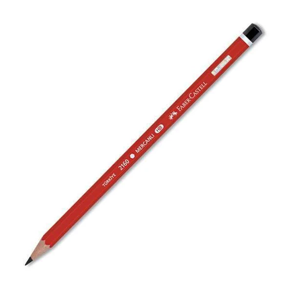 Faber-Castell Köşeli Mercanlı Kurşun Kalem 12'li - 4