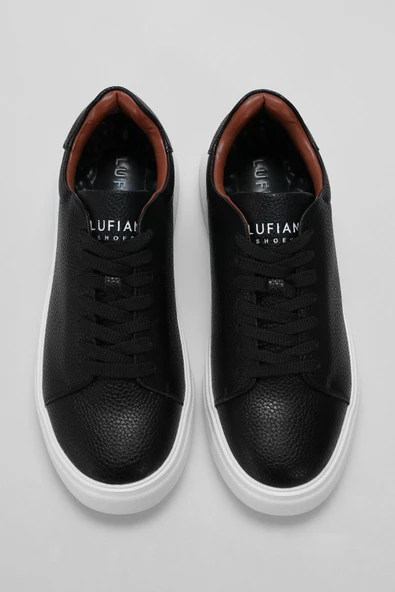 Lufian Erkek Sneaker Ayakkabı Siyah - 4