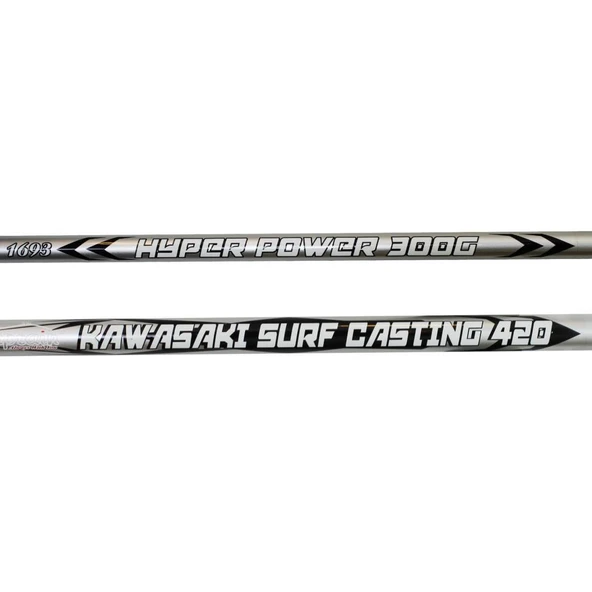 Captain 1693 Kawasaki 420cm Tele Surf Cast Kamış 300gr Atar - 4