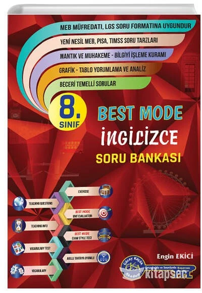 8. Sınıf İngilizce Best Mode Soru Bankası Gür Yayınları