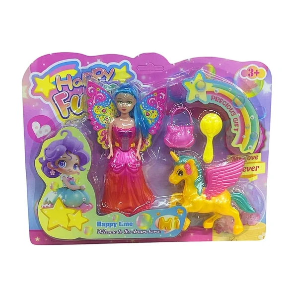 Kızılkaya Happy Funny Pegasus Atlı Peri Bebek (K970-3)