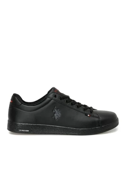 Us Polo Franco 3Pr Siyah Siyah Erkek Sneaker Ayakkabı