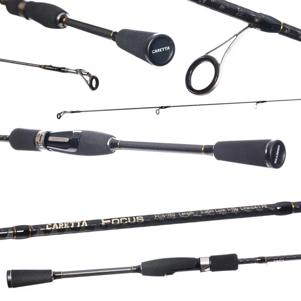 Caretta Focus 2.30 cm 1-15 g Ligh Spin Kamış - 2