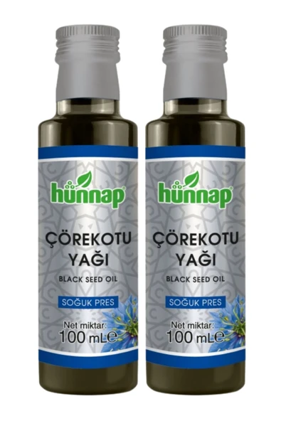 Hünnap Çörek Otu Yağı 100 ml x 2 Adet