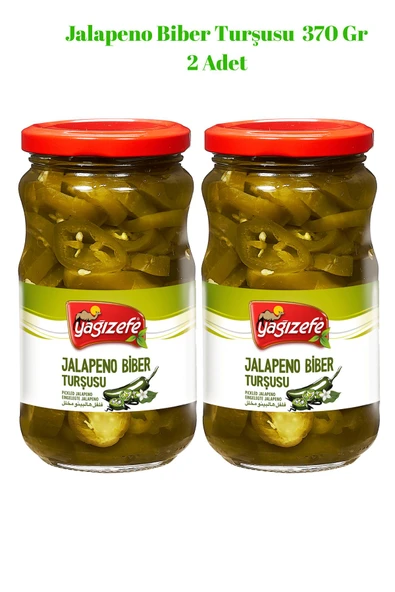 Yağızefe Jalapeno Biber Turşusu 370 Gr x 2 Adet