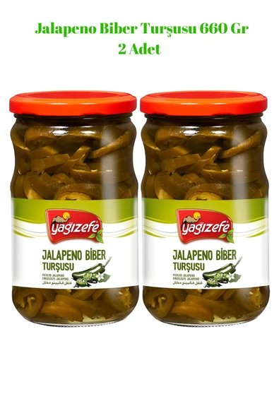Yağızefe Jalapeno Biber Turşusu 660 Gr x 2 Adet