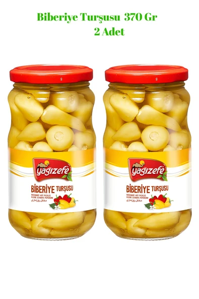Yağızefe Biberiye Turşusu 370 Gr x 2 Adet