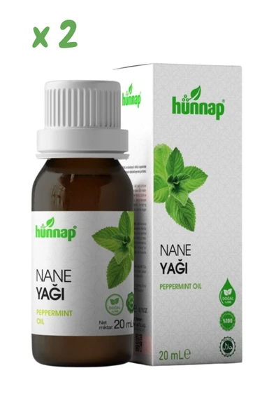 Hünnap Nane Yağı 20 ml x 2 Adet
