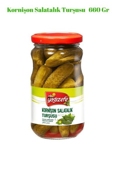 Yağızefe No:2 Kornişon Salatalık Turşusu 660 gr