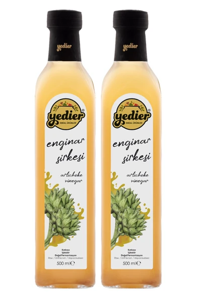 Yedier Enginar Sirkesi 500 ml X 2 Adet