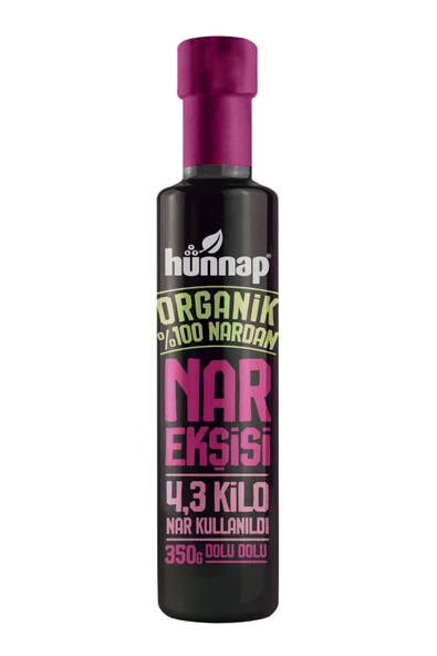 Hünnap Organik Nar Ekşisi 350 Gr