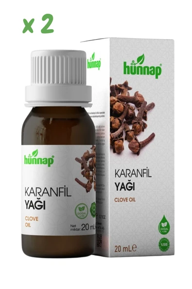 Hünnap Karanfil Yağı 20 ml X 2 Adet