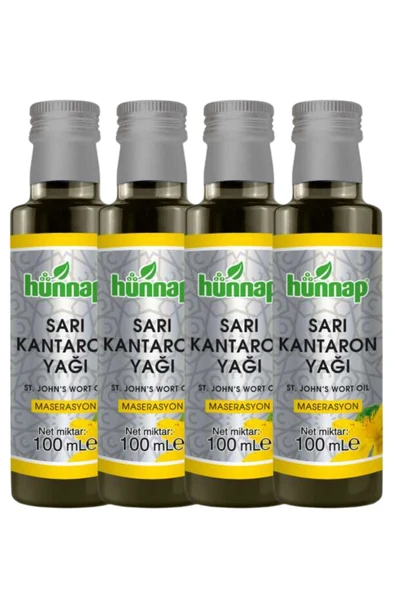 Hünnap Sarı Kantaron Yağı 100 ml x 4 Adet