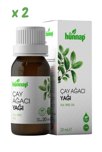 Hünnap Çay Ağacı Yağı 20 ml x 2 Adet
