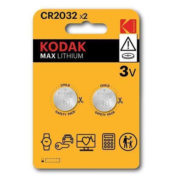 Kodak Ultra Lityum Düğme Pil - CR2032