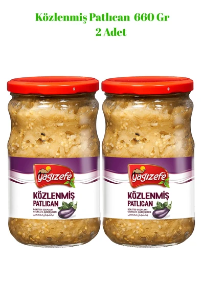 Yağızefe Közlenmiş Patlıcan 660 Gr x 2 Adet