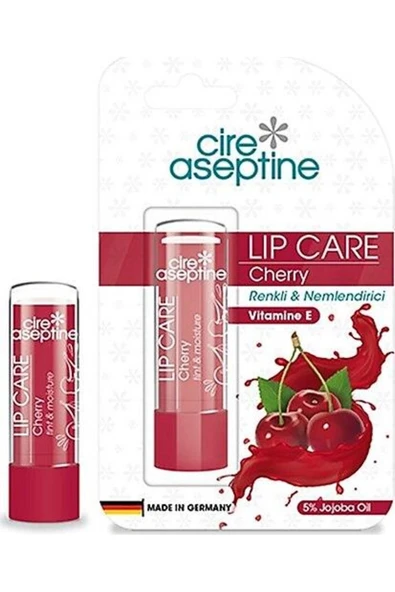 CIRE ASEPTINE Lip Care Cherry Renkli Dudak Nemlendirici 4,5 G