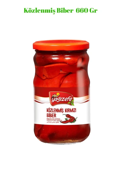 Yağızefe Közlenmiş Biber 660 Gr