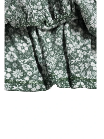 Çiçekli Kız Çocuk Elbise - Resim 7