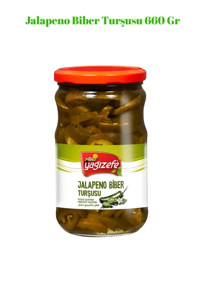 Yağızefe Jalapeno Biber Turşusu 660 Gr