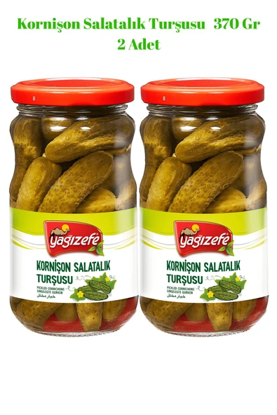 Yağızefe Kornişon Salatalık Turşusu 370 gr X 2 Adet