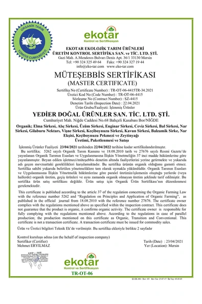 Yedier Ateş Sirkesi 500 ml - 2