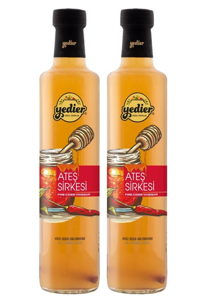Yedier Ateş Sirkesi 500 ml X 2 Adet