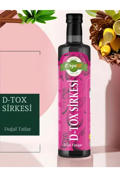 ORGATAT 500 ml Detoks Sirkesi Doğal Fermantasyon (Detox Vinegar) - 2