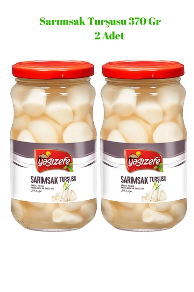 Yağızefe Sarımsak Turşusu 370 gr X 2 Adet