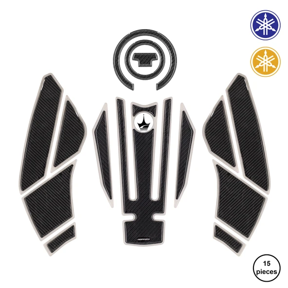 Yamaha YZF R1 2016-2017 ile Uyumlu Ultimate Kaydırmaz 15 Parça Tank Pad Seti GTC01 ürün görseli