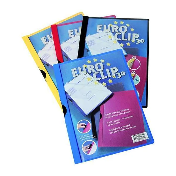 Durable Euroclip Sıkıştırmalı Dosya Mavi