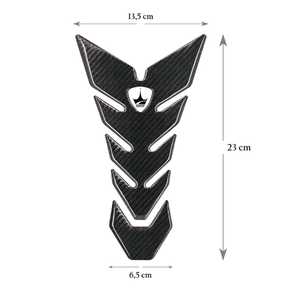 Grippatch Ducati, Mv Agusta ile Uyumlu Universal 6D Karbon Tank Pad GC05 - Resim 2