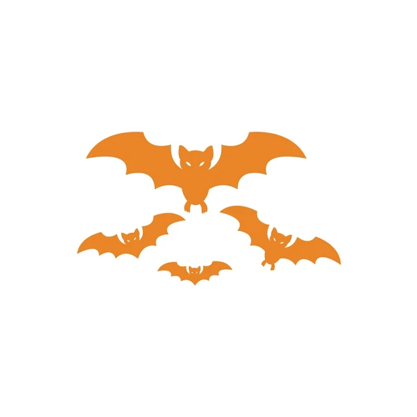 Yarasalar Sticker 17x17 Cm Turuncu ürün görseli