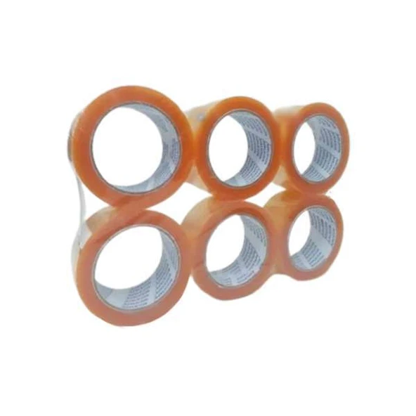Rocktape 45x100 Mt Şeffaf 6'lı Koli Bandı