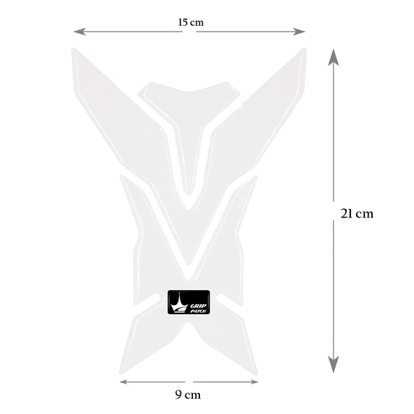 Grippatch Aprilla, KTM, Kawasaki, Suzuki ile Uyumlu Universal Şeffaf Tank Pad GT10 - 2