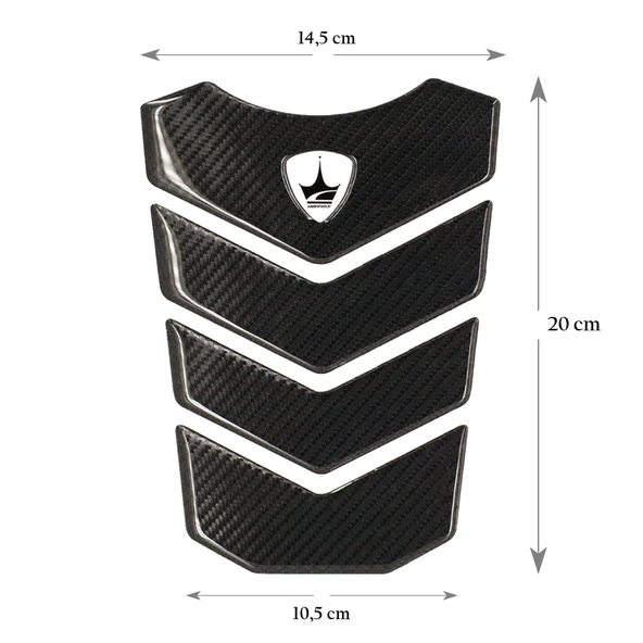 Grippatch Ducati, Mv Agusta ile Uyumlu Universal 6D Karbon Tank Pad GC02 - 2
