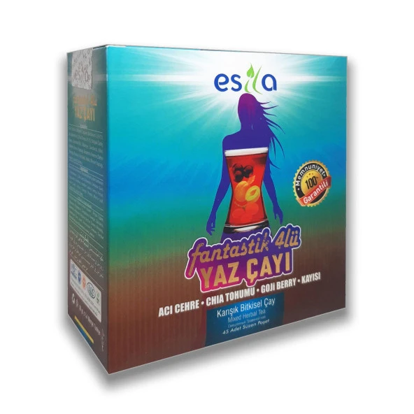 Esila Fantastik Dörtlü Karışık Bitkisel Yaz Çayı 45 Poşet x 2 Adet - 2