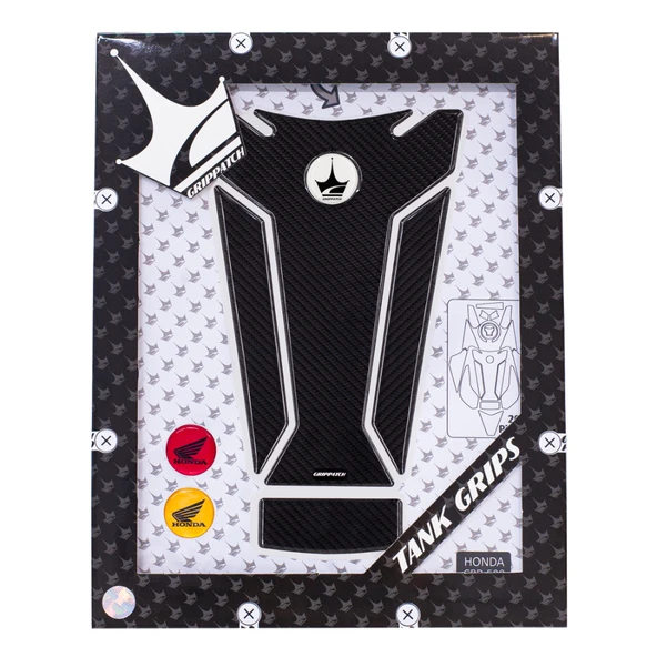 Honda CBR500 2025 ile Uyumlu Kaydırmaz 6D Karbon 20 Parça Tank Pad Seti GC30 - Resim 2