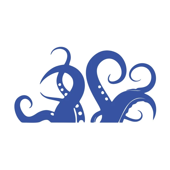 Ahtapot Kolları Sticker 17x17 Cm Mavi ürün görseli