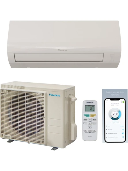 DAIKIN Yeni Sensira Dahili Wi-Fi FTXF35F 12000 Btu/h R32 Inverter Duvar Tipi Split Klima - 1