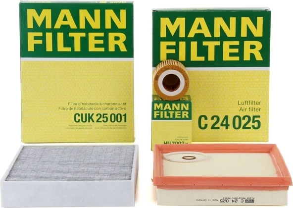 Mann Bmw F20 Kasa (120I) Periyodik Bakım Filtre Seti ürün görseli