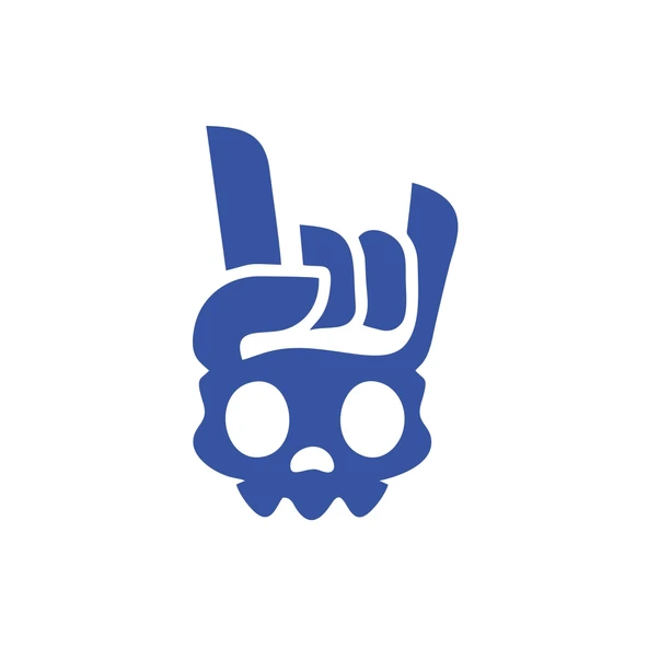 İsklet Rock Sticker 17x17 Cm Mavi ürün görseli