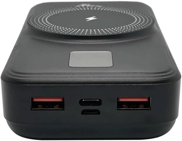 Coverzone Powerbank PD 22.5W Taşınabilir Enerji Kaynağı Çift Çıkışlı Yüksek Performanslı Şarj Bağlantı Noktaları Taşıması ve Kullanması Pratik Güç Bankası W01 (10000 mAh) - Resim 2