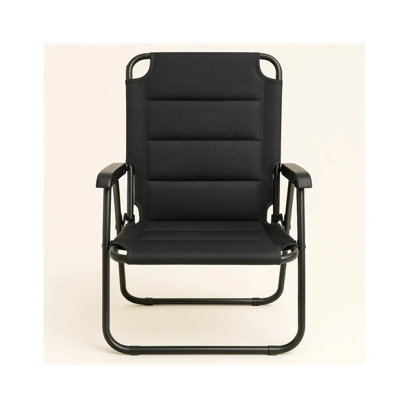 YekOutdoor Katlanabilir Küçük Alüminyum Kamp Masası ve 4 Kişilik Konforlu Kamp Sandalyesi Seti - 2