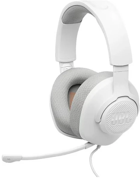 JBL Quantum 100M2 Beyaz Kablolu Kulak Üstü Oyuncu Kulaklığı
