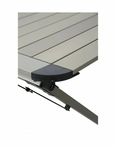 YekOutdoor Katlanabilir Alüminyum Kamp Masası ve 4 Kişilik Konforlu Kamp Sandalyesi Seti - 9