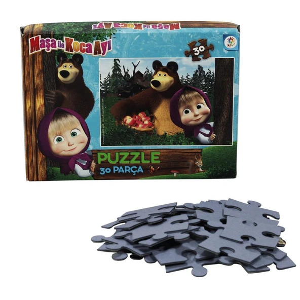 Laço Kids Maşa ile Koca Ayı 30 Parça Kutu Puzzle MS7574 - 2