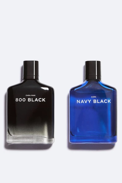 ZARA NAVY BLACK + ZARA MAN 800 BLACK EAU DE TOILETTE 2X100 ML İNDİRİMSEHRİ - 3